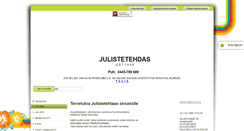 Desktop Screenshot of julistetehdas.fi